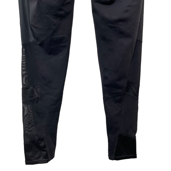 Athleta Women’s Black Estra Leggings Yoga Athletic Mesh Leg Workout Size Small - Picture 12 of 14